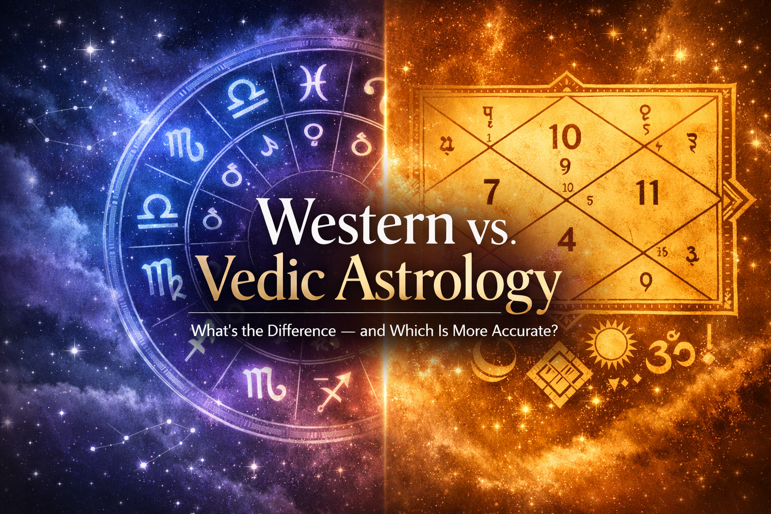 Western vs Vedic Astrology: What's the Difference and Which Is More Accurate?