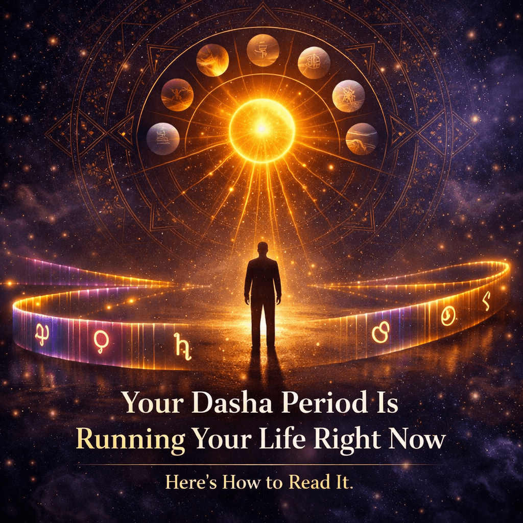 Your Dasha Period Is Running Your Life Right Now — Here's How to Read It