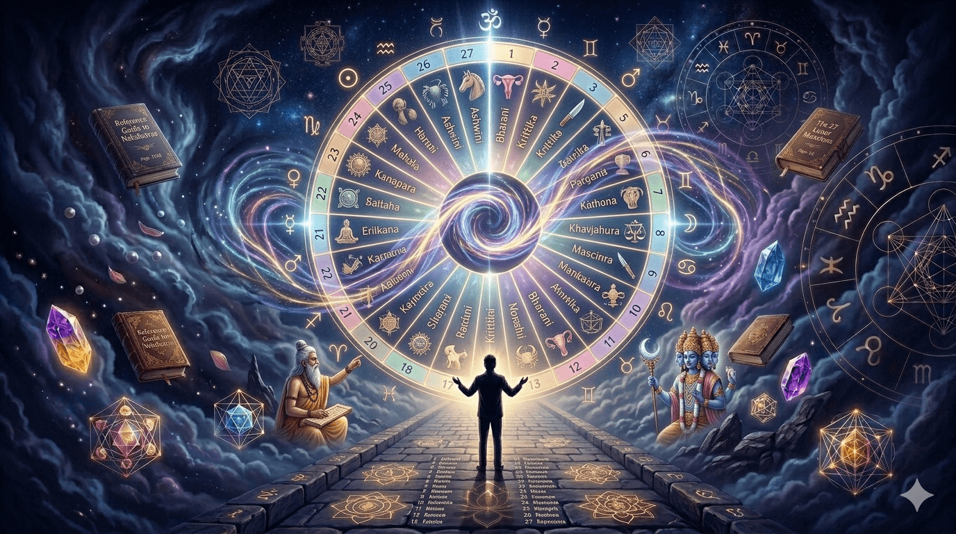 The 27 Nakshatras — Complete Reference Guide to Every Lunar Mansion