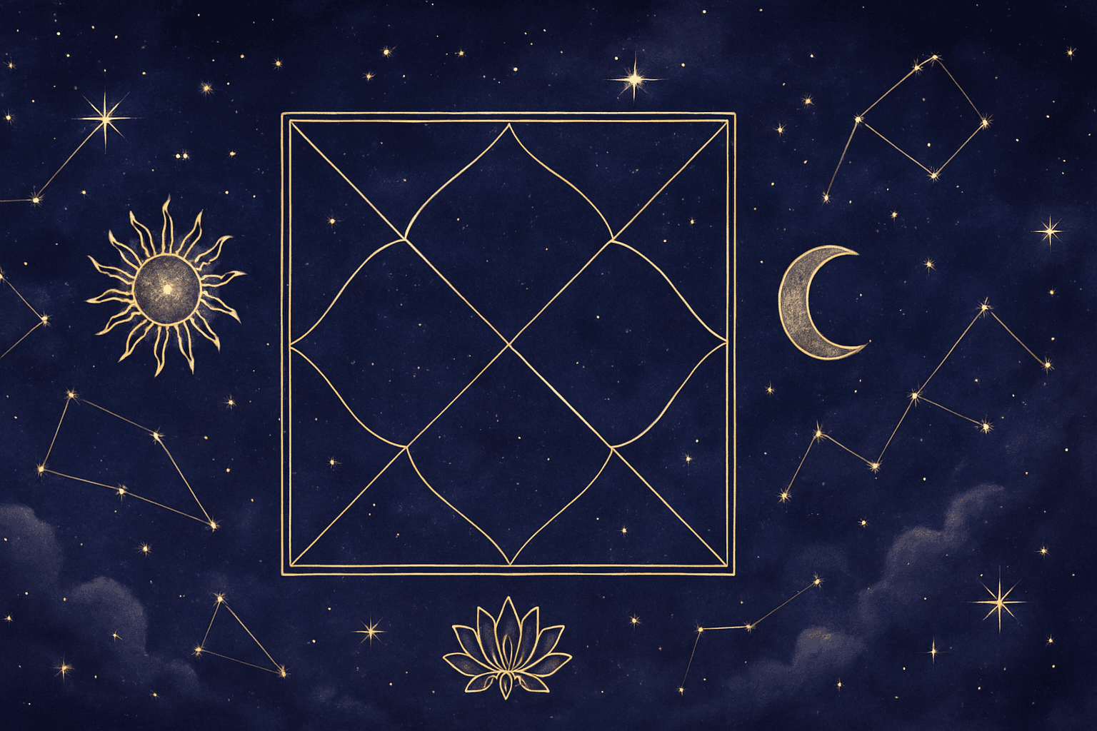 Common Yogas in a Vedic Birth Chart and What They Mean