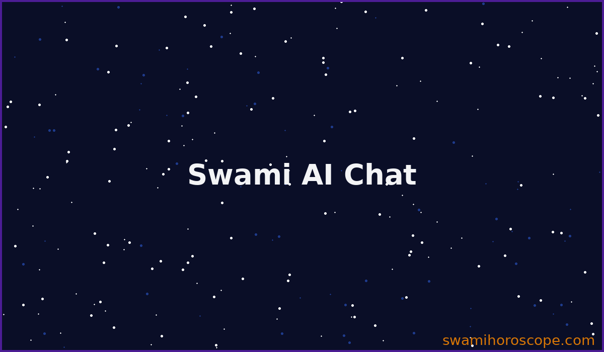 Swami AI chat interface